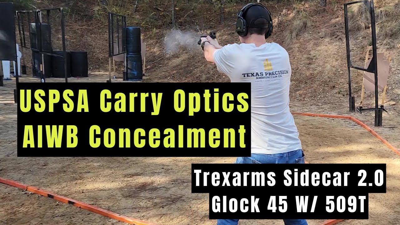 USPSA Carry Optics Grand Master - Trexarms Sidecar 2.0 - Appendix - Glock 45 - River Bend Gun Club
