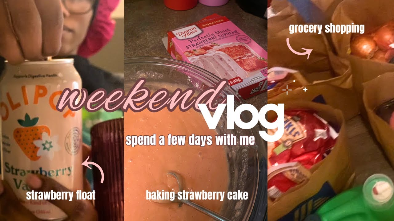 weekend vlog | cooking + baking + relaxing ⋆.˚