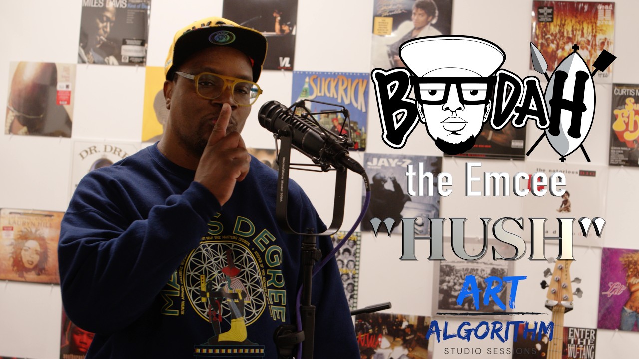 Art Over Algorithm Studio Sessions Presents: Boodah the Emcee  “Hush” | AOA In-Studio Performance