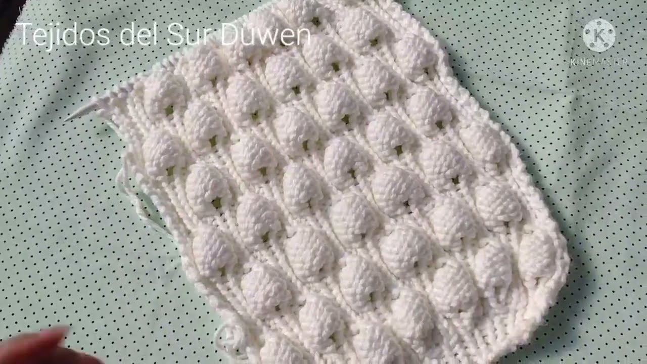 Sweter con mangas en Punto Frambuesa - Parte 2                          3.2.22