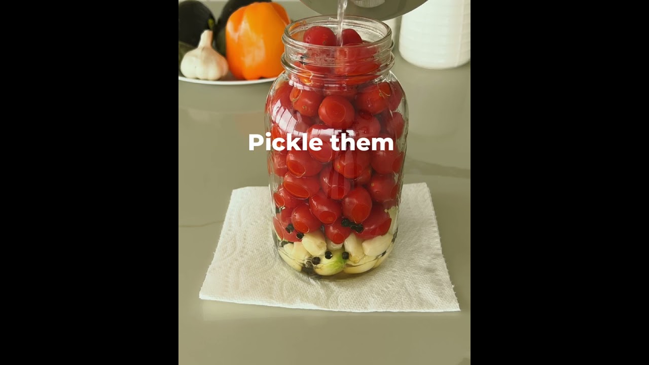 Pickled tomatoes