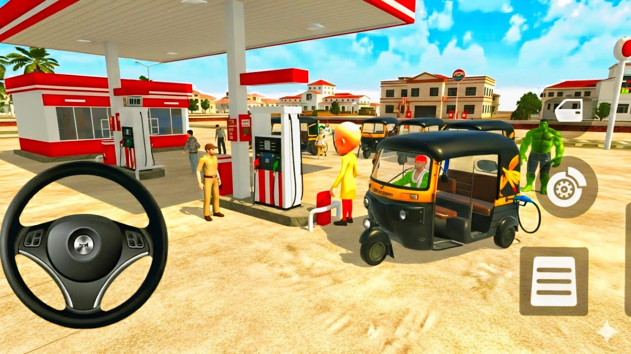 Indian Theft Auto City Me Naya Gas Station 😱⛽ | Android Gameplay