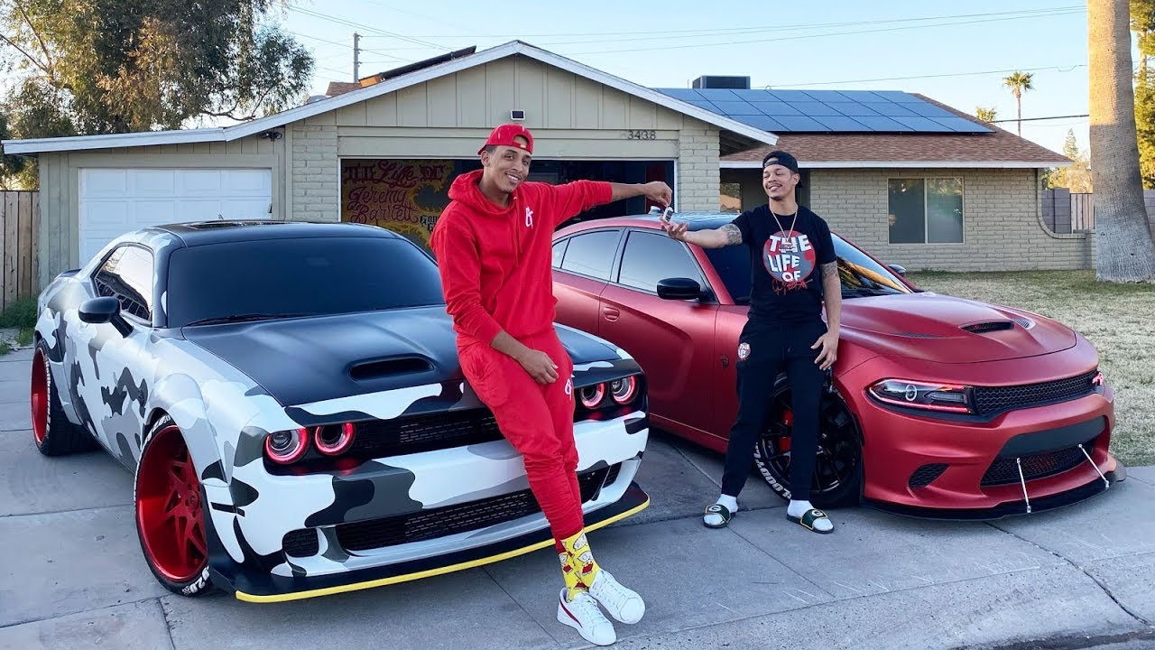 I GAVE MY BROTHER MY HELLCAT REDEYE! *PRICELESS REACTION*