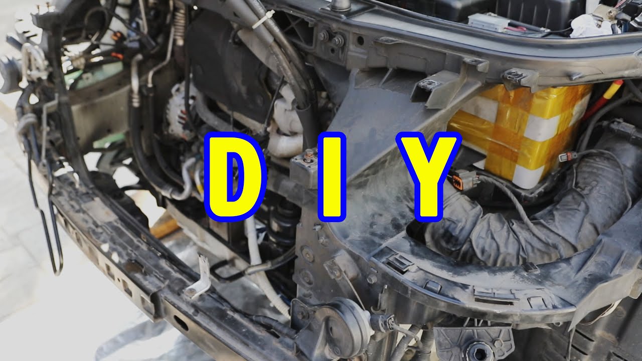 라디에이터, 에어컨 콘덴서, 스타트 모터, 서모스타트, 냉각수 호스 교체 DIY_베라크루즈