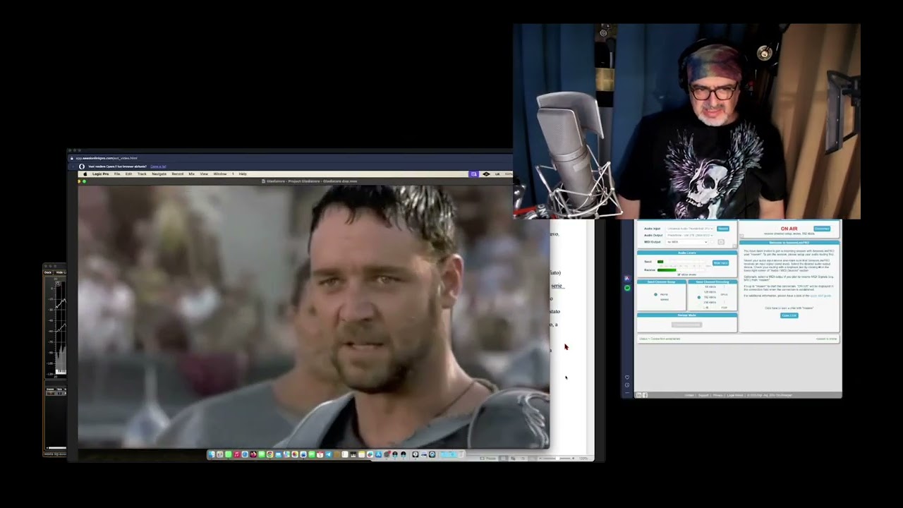 Doppiaggio - Lezione con Niseem - Il Gladiatore - Proximo e Massimo - bastonate zen