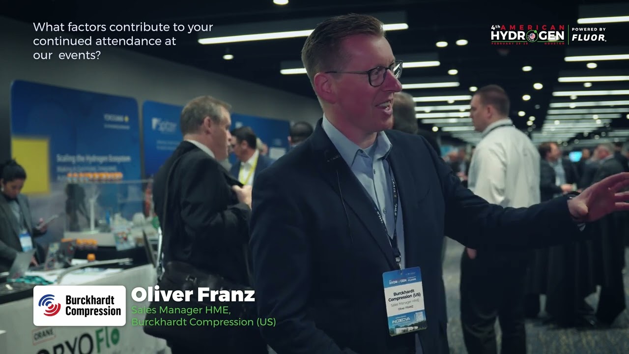 Oliver Franz, Sales Manager HME, Burckhardt Compression (US)