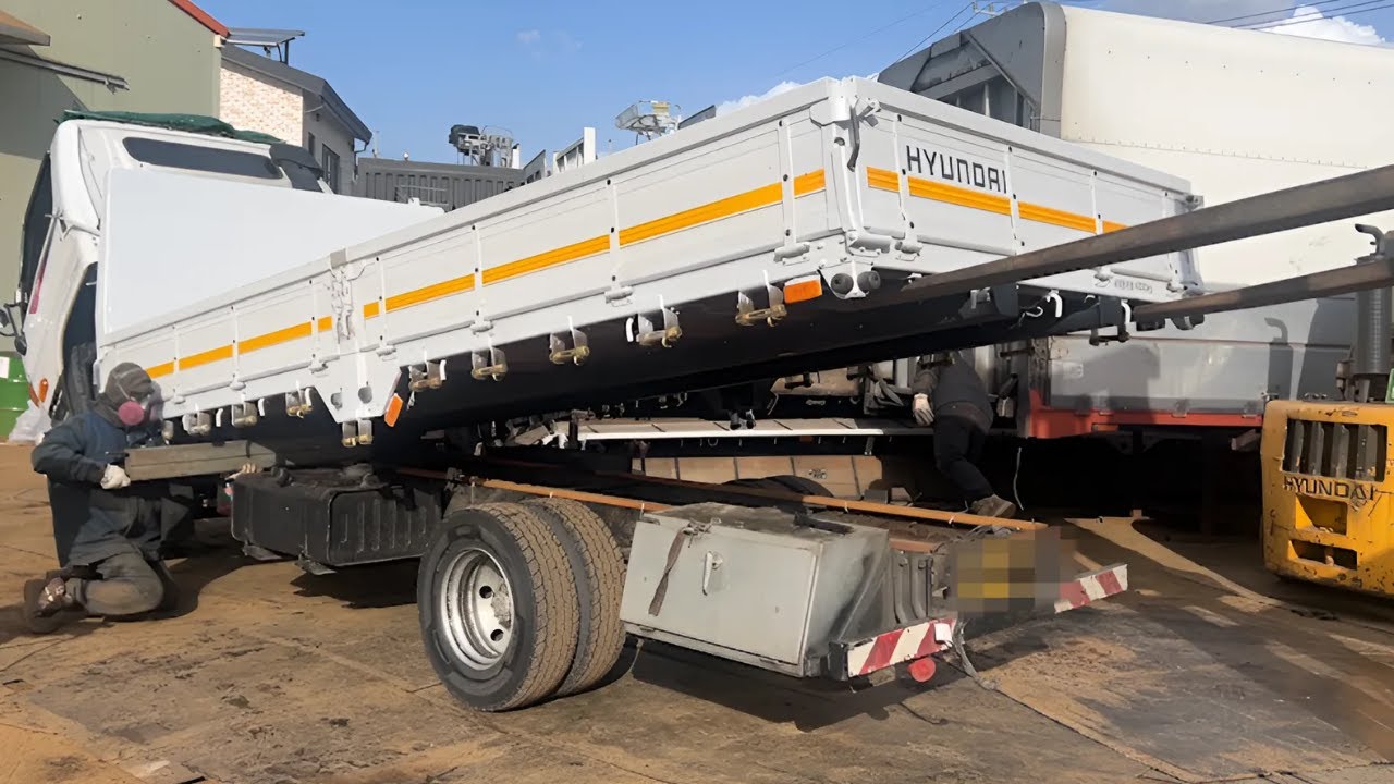 마이티 3.5톤 4850mm, 광폭으로 적재함 교환