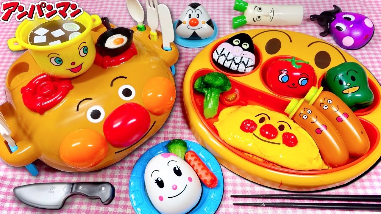 【朝ごはんのおままごとセット🍳】(#たまごmammy)メルちゃんキッチンでフェイスランチ皿においしいお料理を作るよ！