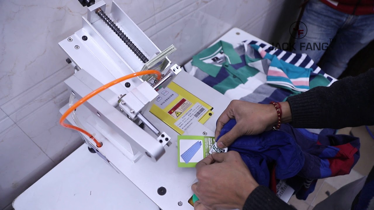 JACK FANG Auto Sending Garment Label Tagging Machine