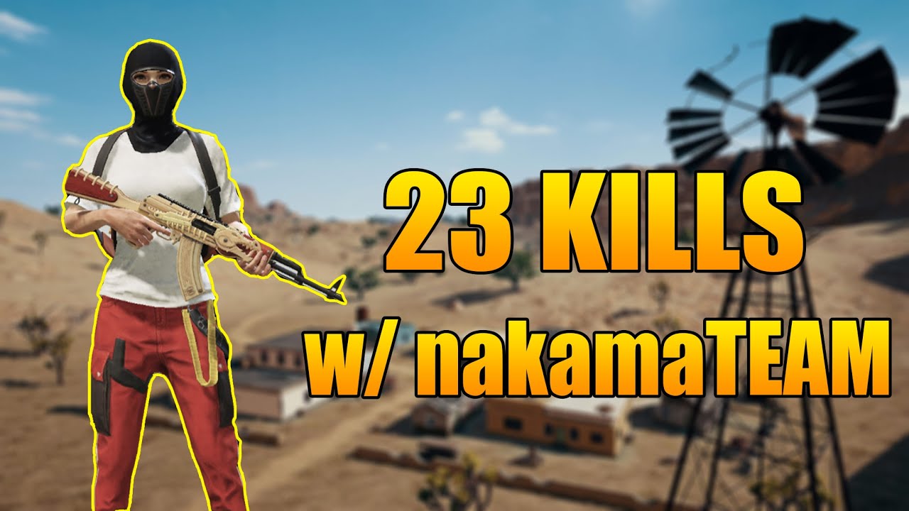 23Kills w/nakamaTEAM | PubgMobileEmulator | TIBU