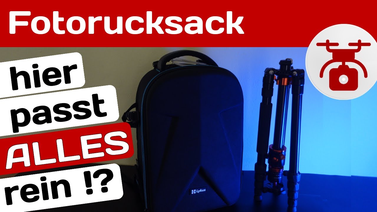 Fotorucksack Backpack Kameratasche Drohnen Rucksack für DJI Mavic Mini 2 + 3 Drohne LYKUS M2 DBM-200