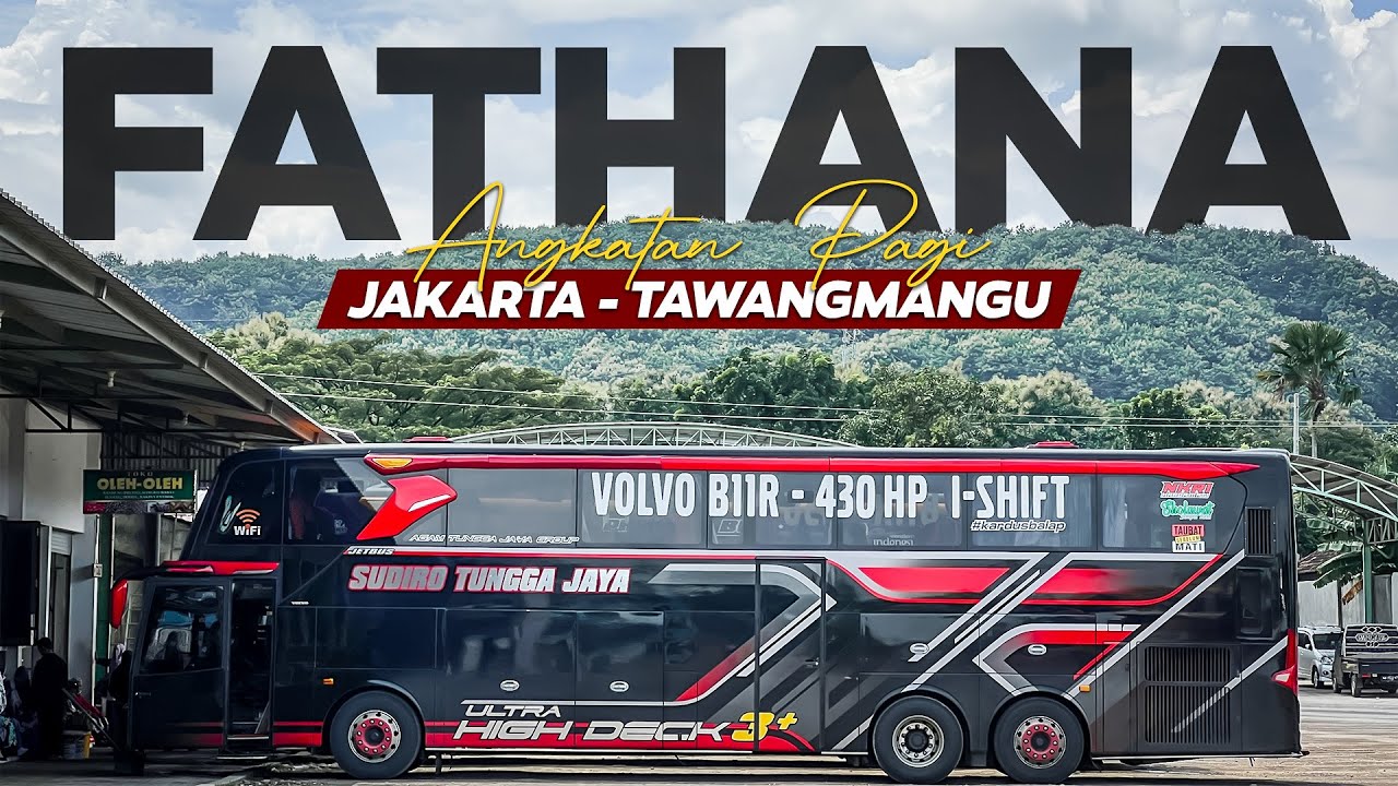 INCAR DELILLAH DAPATNYA FATHANA ‼️ Trip Jakarta - Solo with Sudiro Tungga Jaya Fathana Jetbus 3 UHD