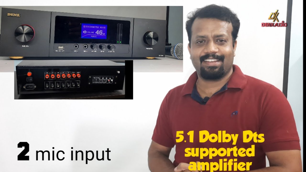 Mic supported 5.1 Dolby Amplifier