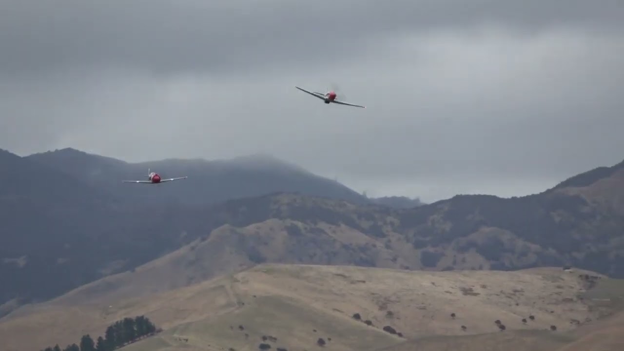 Classic Fighters Omaka 2023 A couple of high speed Yaks