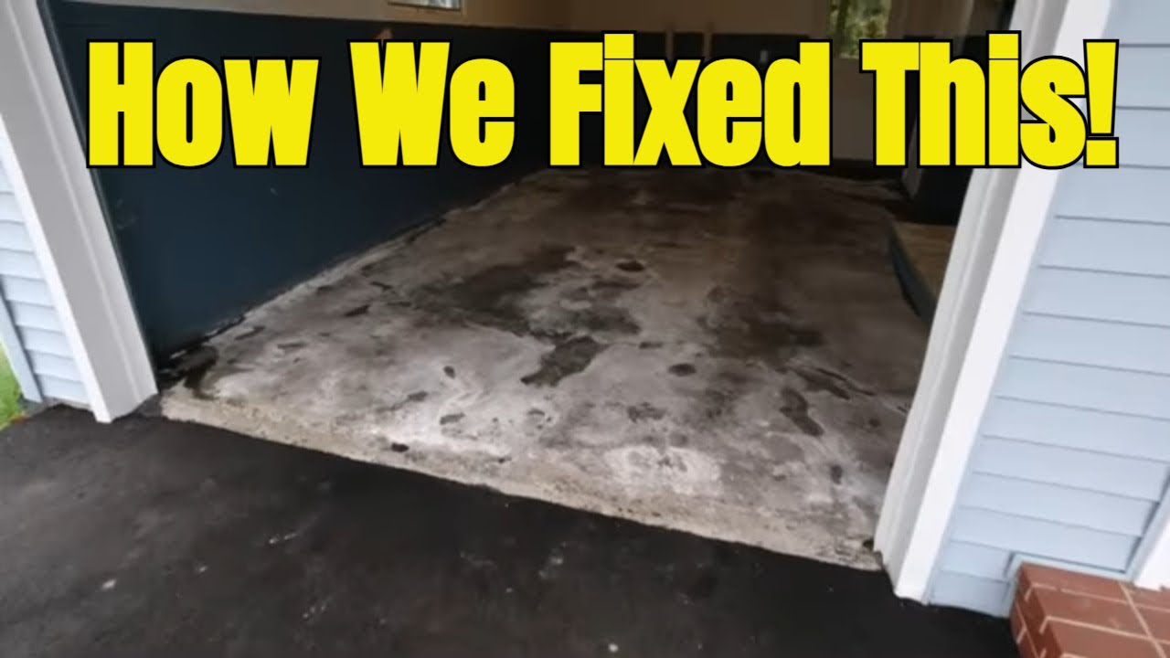 You Won't Believe How We Fixed This Badly Damaged Garage Floor
