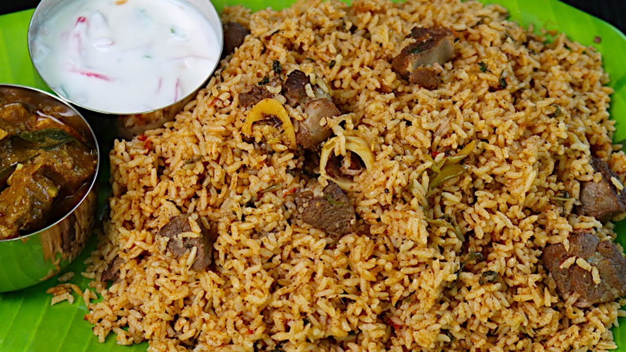 கல்யாண மட்டன் பிரியாணி சுவையா செய்வது எப்படி/Seeraga samba Mutton dum biryani Tamil / mutton biryani