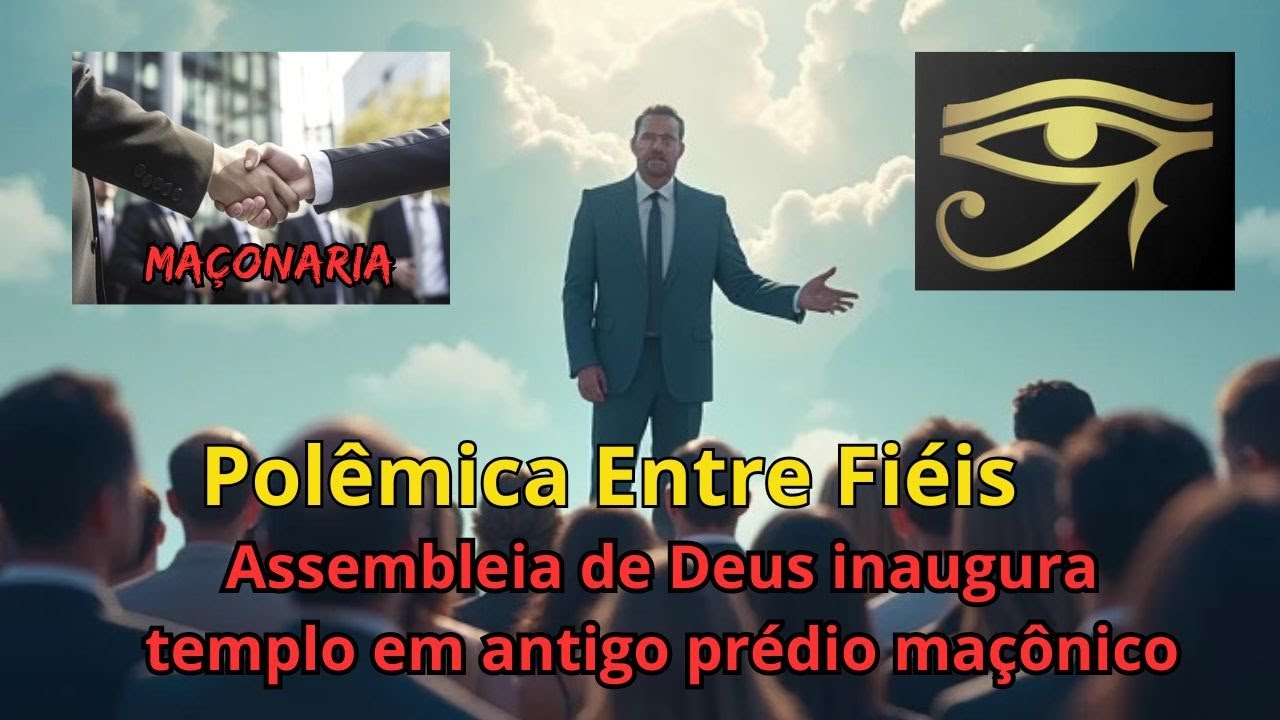 Assembleia de Deus inaugura templo em antigo prédio maçônico e causa polêmica