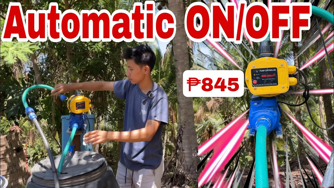 How to Install Water Pump Pressure Controller Automatic On and OFF SOLAR POWERED