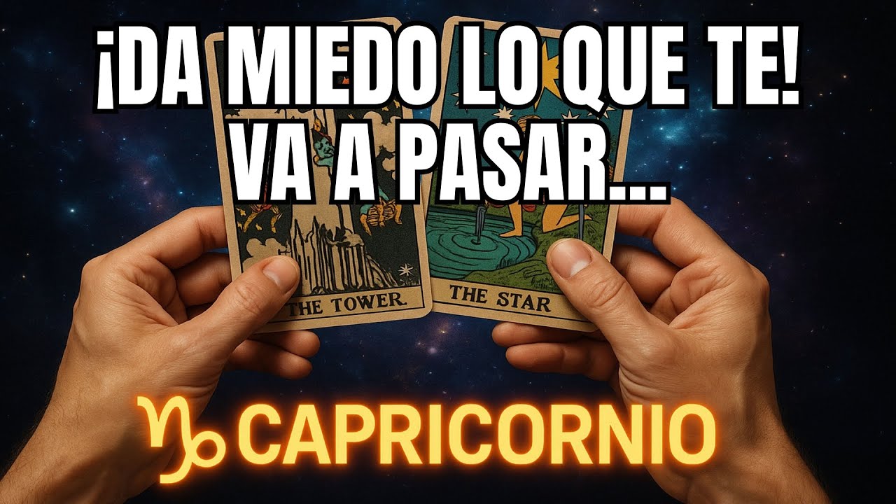 CAPRICORNIO ♑TERRIBLE! LO QUE TE SUCEDERÁ😱NO LE HA SUCEDIDO A NADIE DIOS✨TE ESPERA🙏Y TRAE ABUNDANCIA