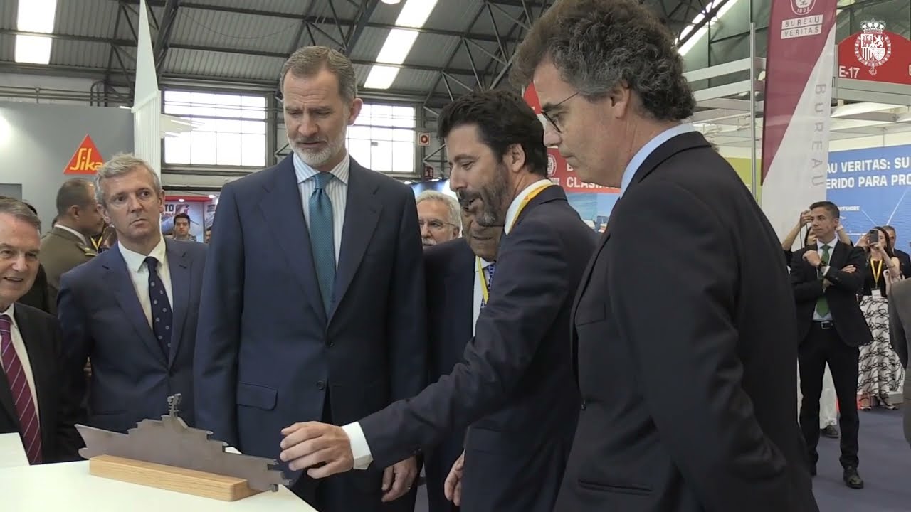 S.M. el Rey inaugura la Feria Internacional de la Industria Naval