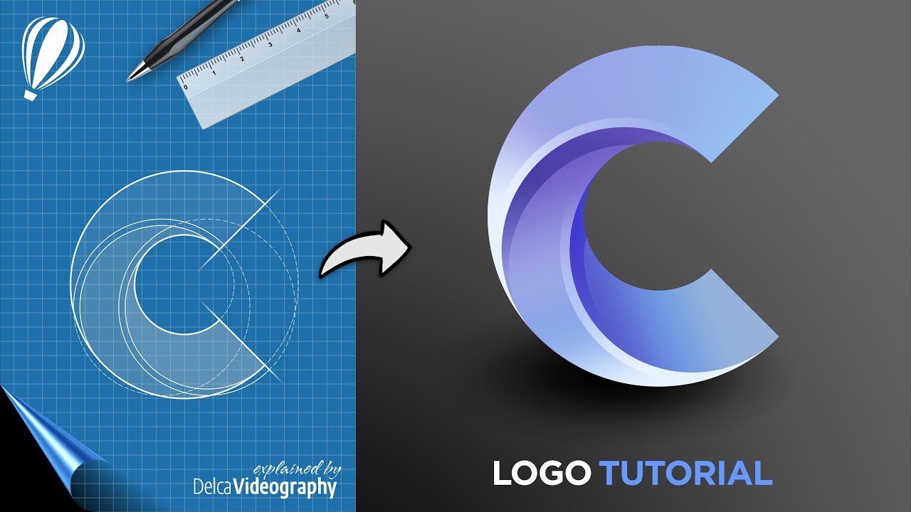 ✔✨Sigue estos MÉTODOS ESENCIALES para CREAR LOGOS en CorelDRAW ▶ TUTORIAL | DelcaVideography