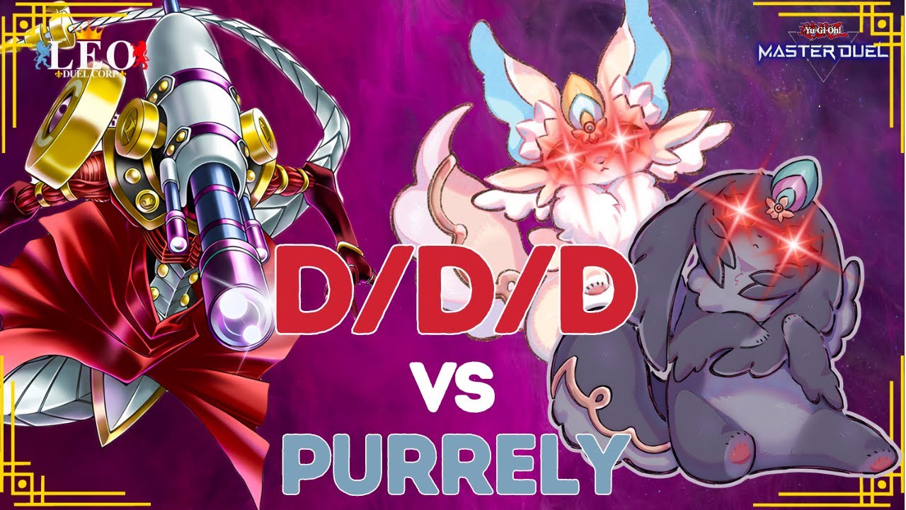 Finally faced Purrly using D/D/D! Yu-Gi-Oh! Master Duel