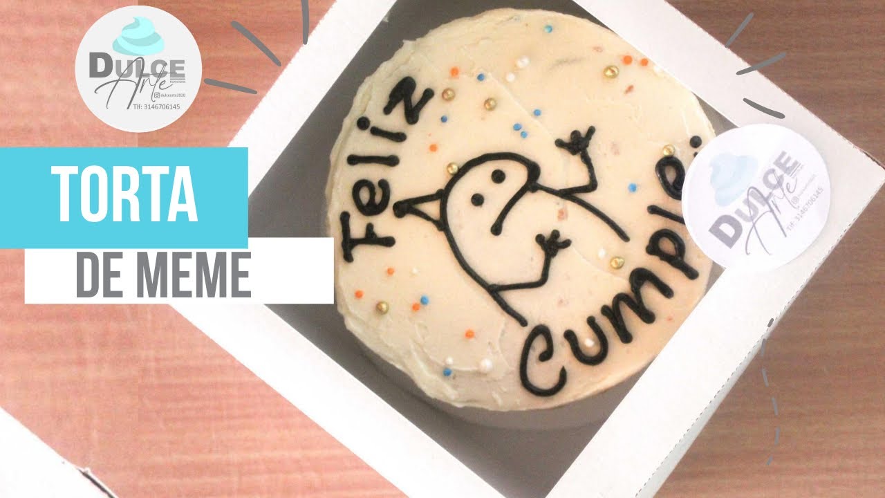 🧁Pastel de meme Decoración paso a paso. mini pastel