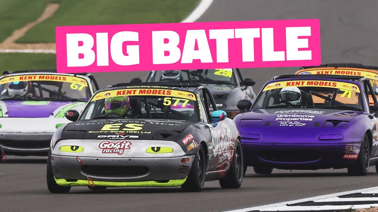 Great battles at #silverstone #mx5 #miata #carracing #brscc #racing