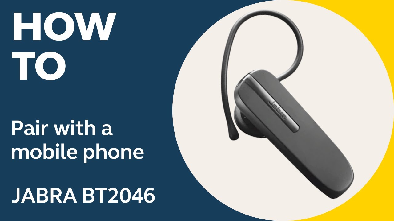 Jabra BT2046: How to pair | Jabra Support
