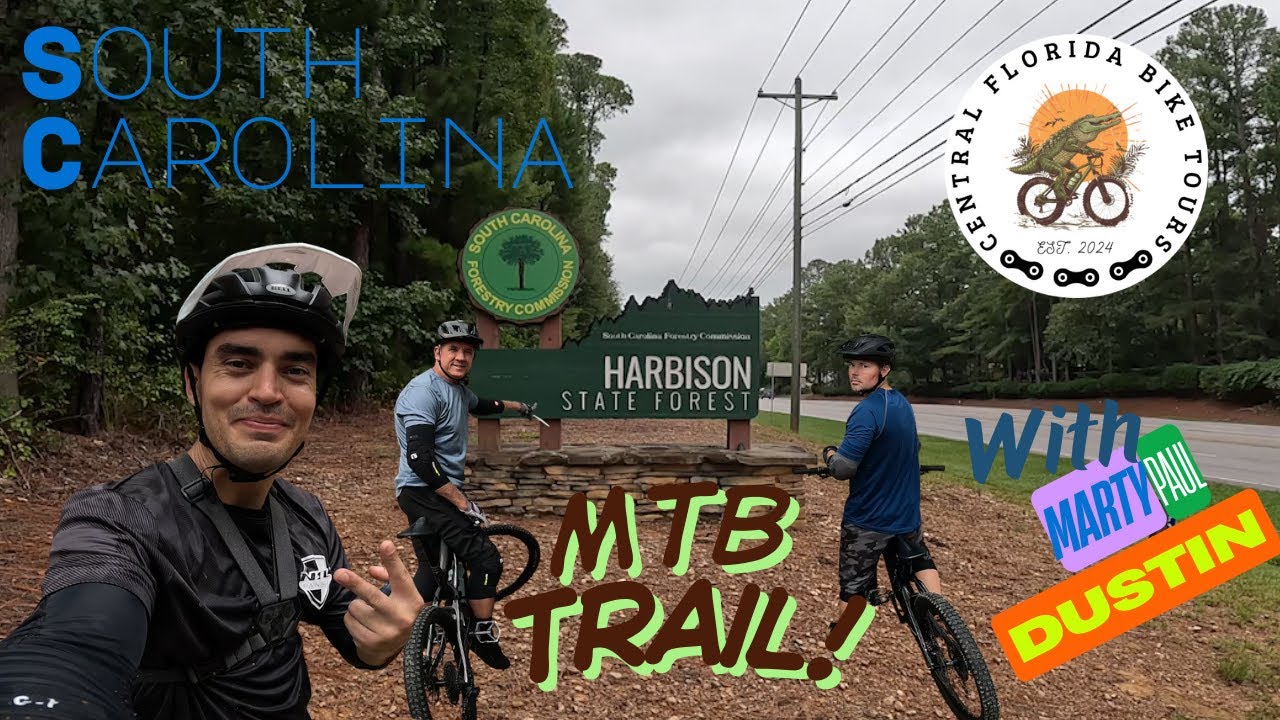 Harbison State Forest, Columbia South Carolina - Firebreak Trail & Lost Creek - Harbison MTB Trail