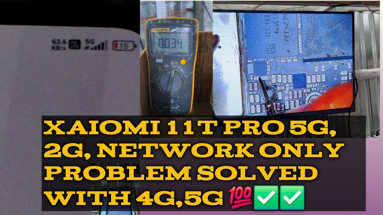 Xaiomi 11T Pro 5G 2G Network only problem solved with 4G,5G Network 💯✅️✅️