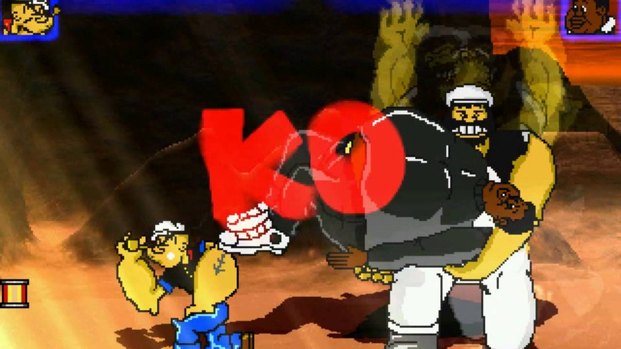 Saturday Morning Mayhem Popeye (Me) Vs Fat Albert