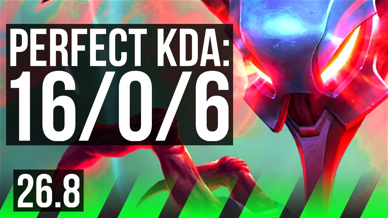 NOCTURNE vs DIANA (JGL) | Perfect KDA: 16/0/6 | EUW Master | 26.8