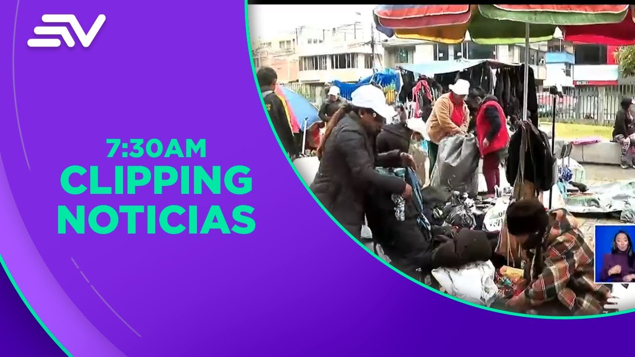 Comerciantes de Chillogallo ofrecen calzado y uniformes seminuevos | Televistazo en la Comunidad