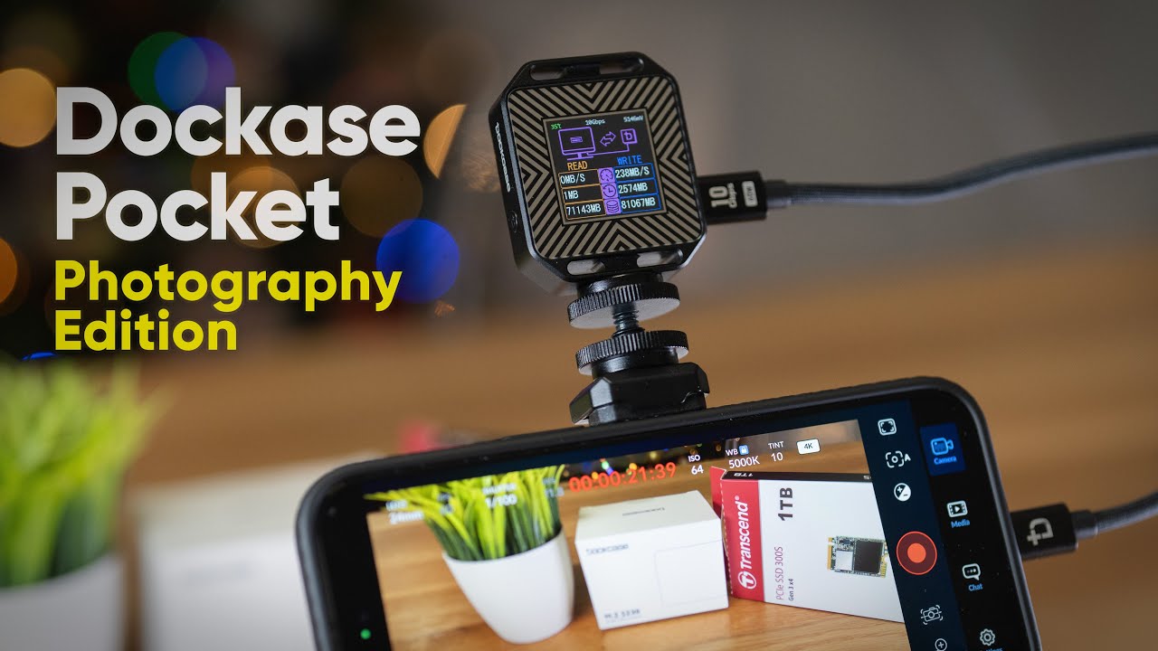 Dockcase Pocket Photography Edition + Transcend SSD 300S 1TB