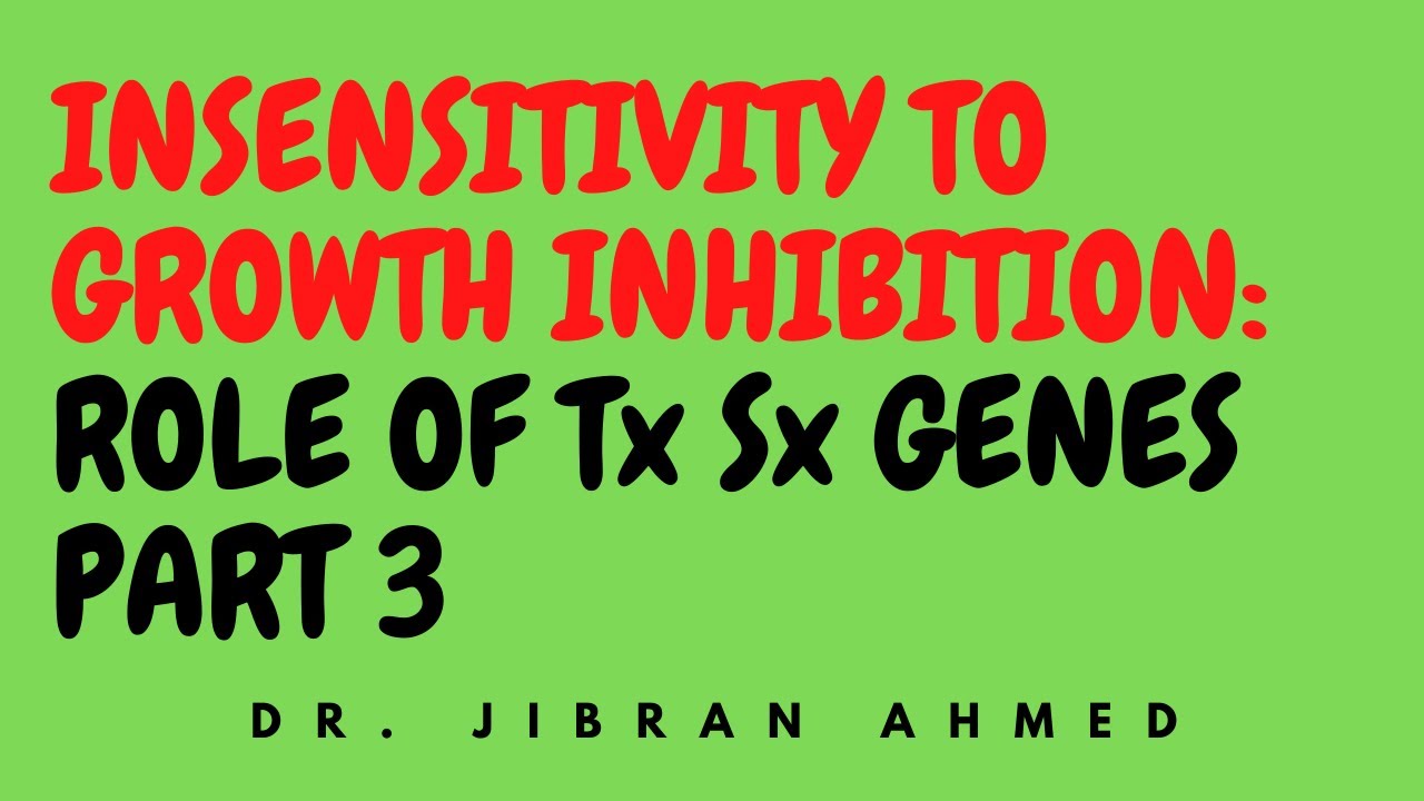 INSENSITIVITY TO GROWTH INHIBITION II ROLE OF TUMOUR SUPPRESSOR GENE II PART 2 II CH-7 ROBBIN 10TH E