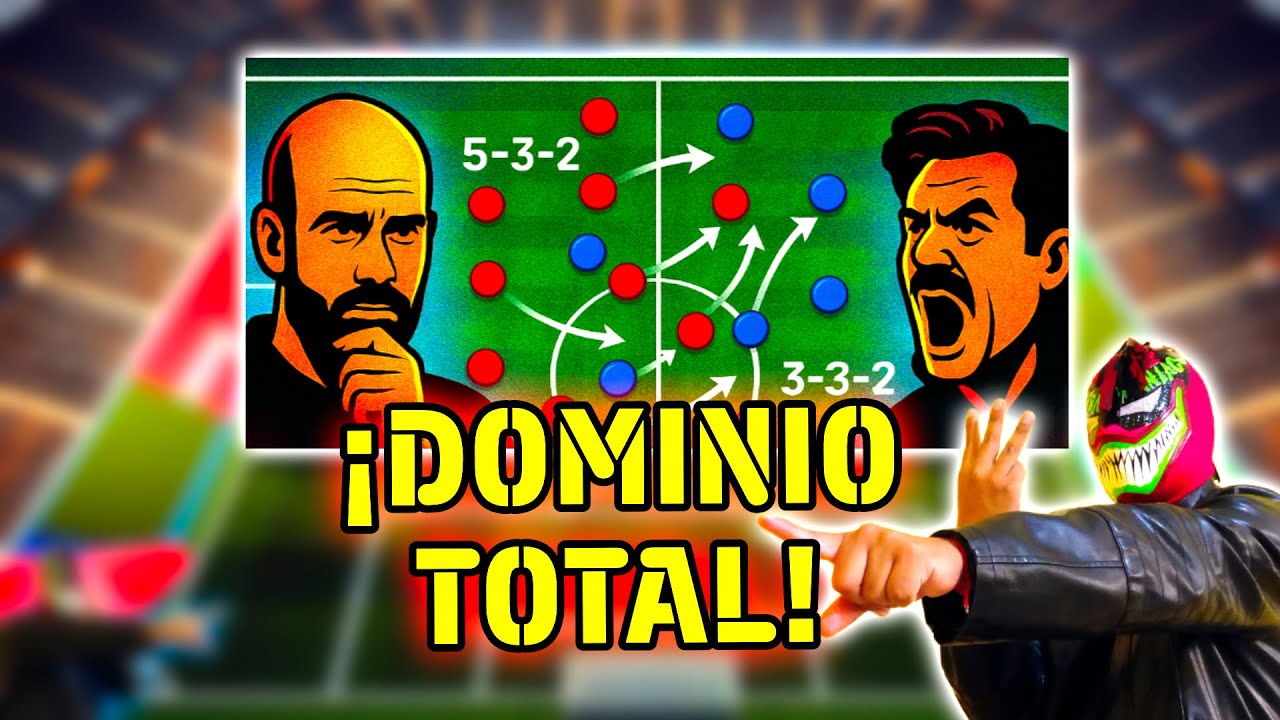 Transformé un 5-3-2 en un 3-3-2-2 al estilo Guardiola… y DOMINÉ TODO el partido