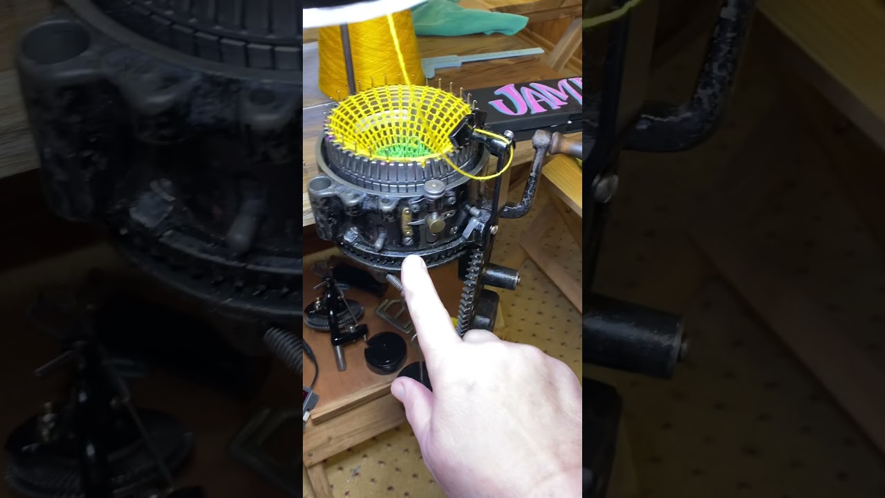 CSM Recording Tension on a Legare 400 Circular Knitting Machine