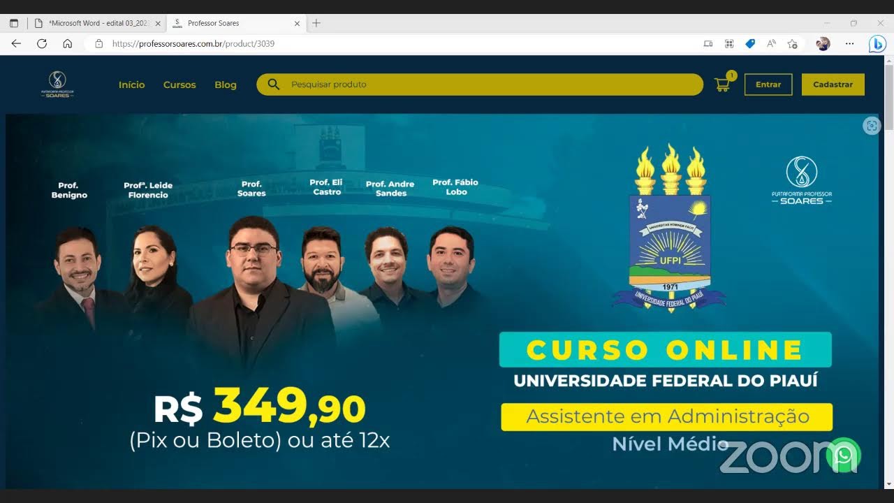 Concurso UFPI - Principais Informações