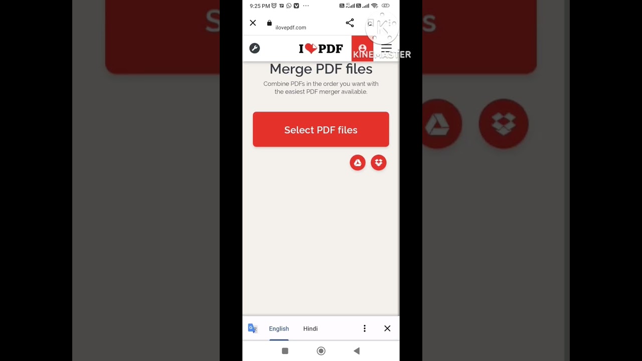 Merge pdf online#pdf file kaise ek sath jore!! #shorts.