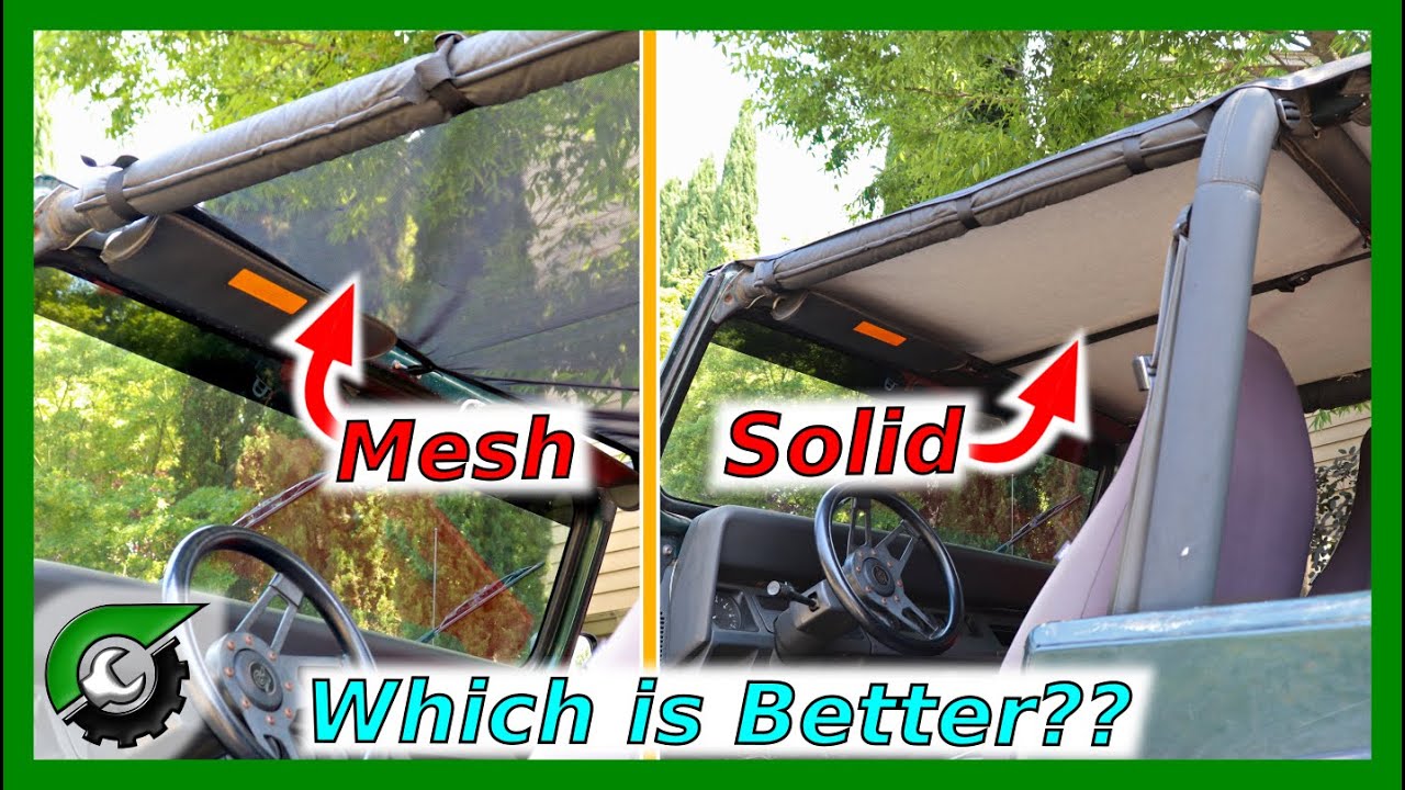Best Jeep Top for Summer? MasterTop Bimini Top review