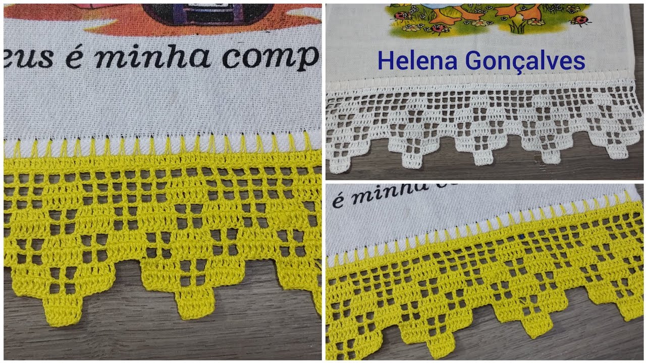 barrado de crochê   N°644 @Helena Gonçalves   #semprecirculo