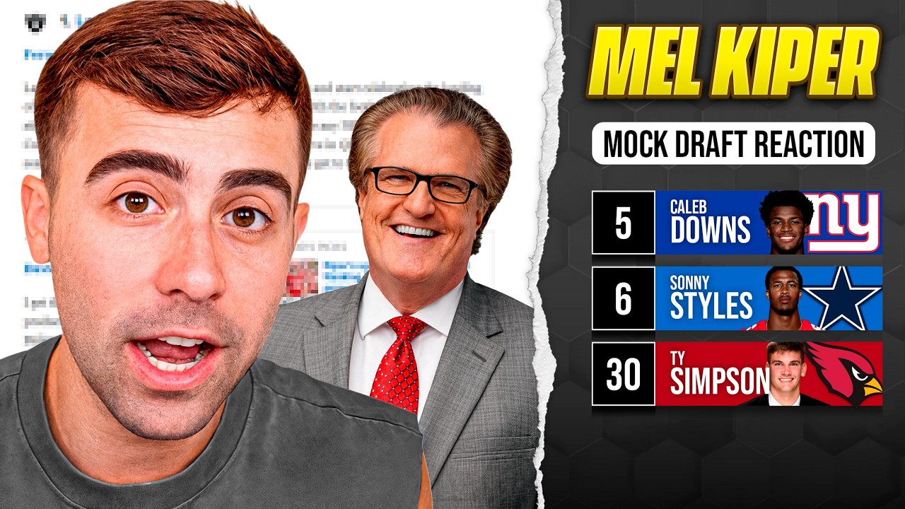 Reacting to Mel Kiper's 2026 Final NFL Mock Draft