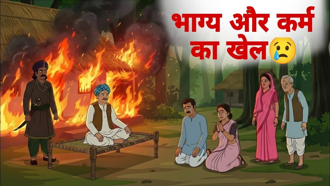 कर्म और भाग्य का खेल🙈 | Karma Is Back 🥵 | सत्य की परीक्षा | Hindi Motivational Stories | Animation 