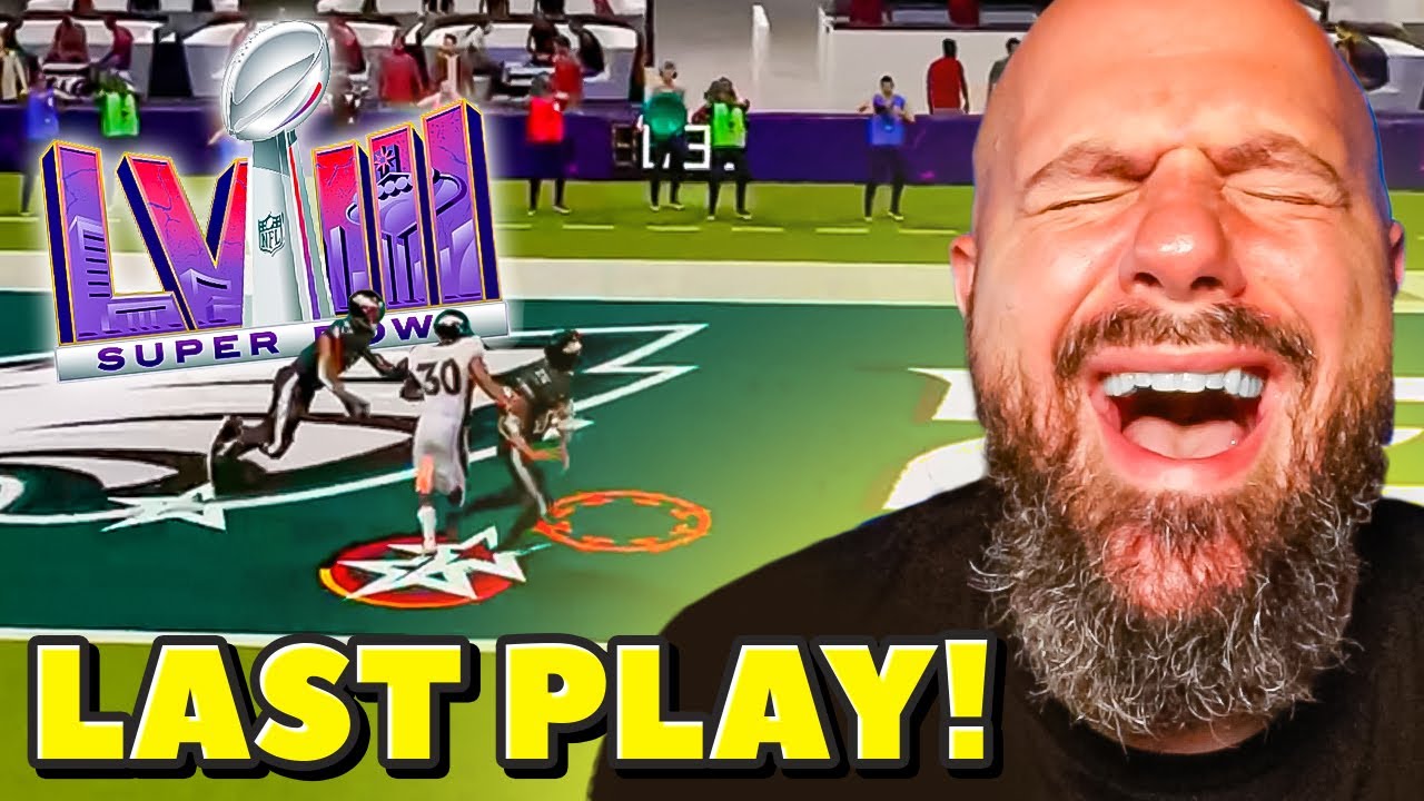 SUPERBOWL CAME DOWN TO THE LAST PLAY!!