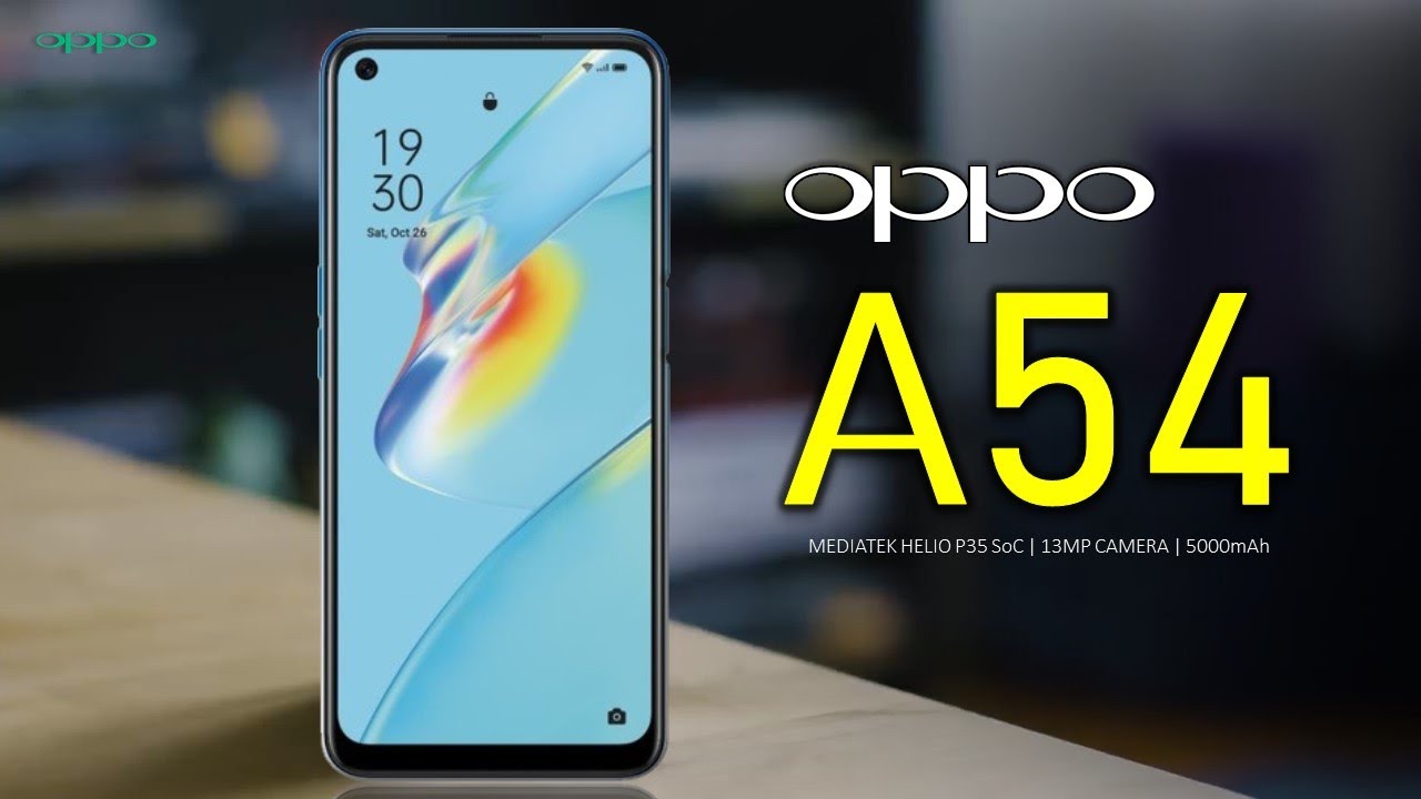 Цена Oppo A54, официальный внешний вид, дизайн, характеристики, камера, функции и подробности о п...
