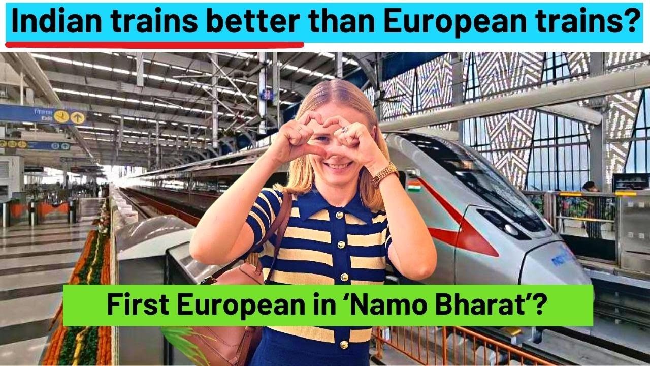 First ride in India's 'Namo Bharat': 5 Reasons WHY I prefer trains in INDIA | Karolina Goswami
