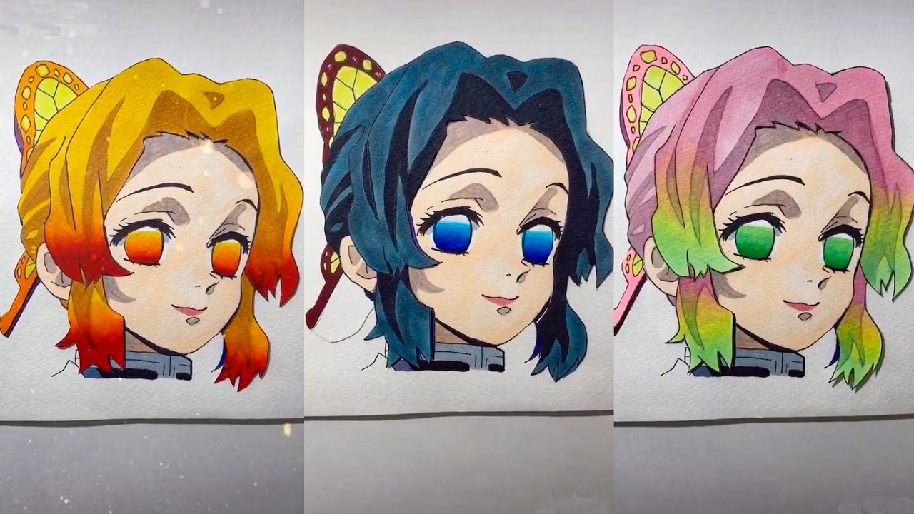 テ ィ ッ ク ト ッ ク 絵 | 鬼 滅 の 刃 イ ラ ス ト - TikTok Kimetsu no Yaiba Painting #183
