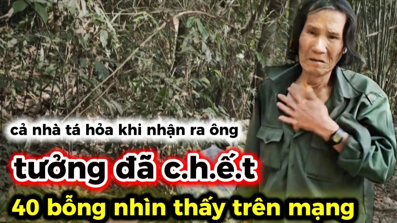 PHÉP MÀU CÓ THẬT.40 năm sống ẩn dật trong rừng,nhờ xem được video mà người nhà đã nhận ra ông.