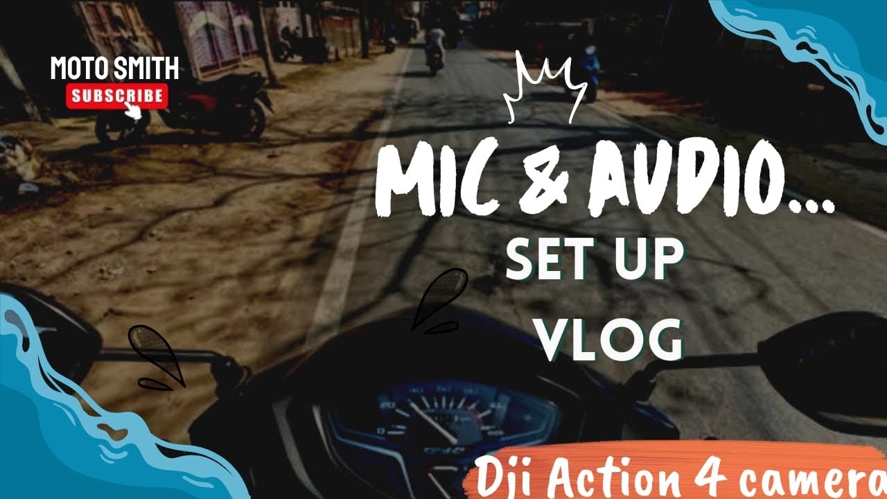 Finally Mic Audio Setup OK for my DJI Osmo Action 4 Camera ||  Motovlog India Northeast Tripura 